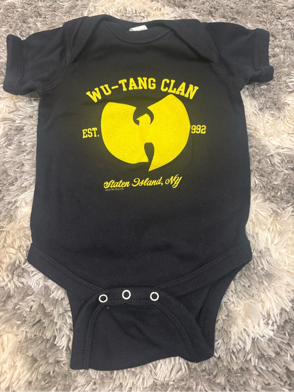 Wu tang clan baby onesie. Size 6 months.